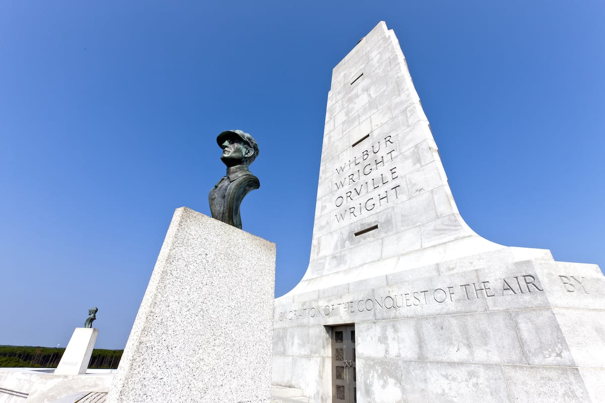 Wright Brothers Memorial in Kitty Hawk