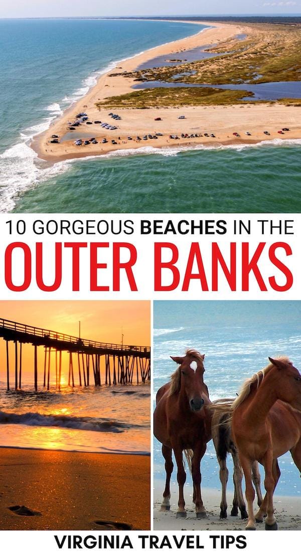 Are you looking for the best Outer Banks beaches? This guide details the best beaches in the OBX for all itineraries - from touristy ones to hidden gems! | Outer Banks things to do | Beaches in Outer Banks | OBX beaches | What to do in the Outer Banks | Places to visit in the Outer Banks | North Carolina beaches | Best beaches on the East Coast | Visit Outer Banks | Travel to the Outer Banks | Outer Banks sightseeing | Outer Banks itinerary