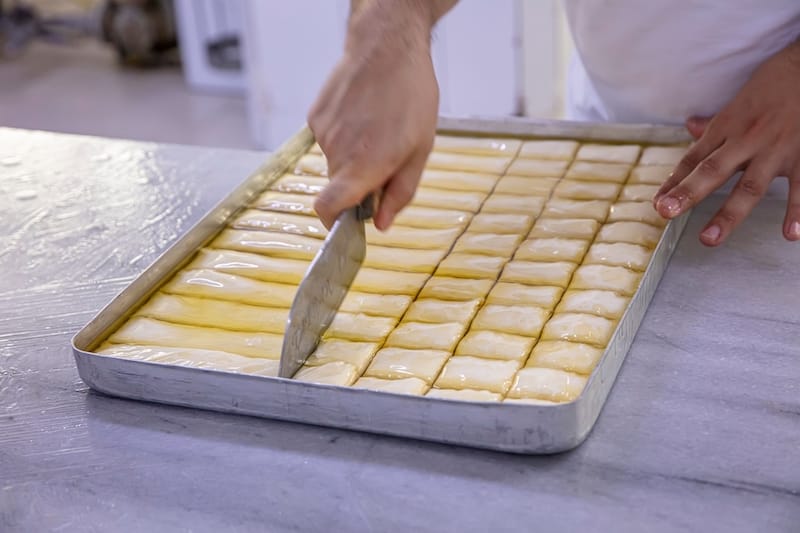 Baklava in the works