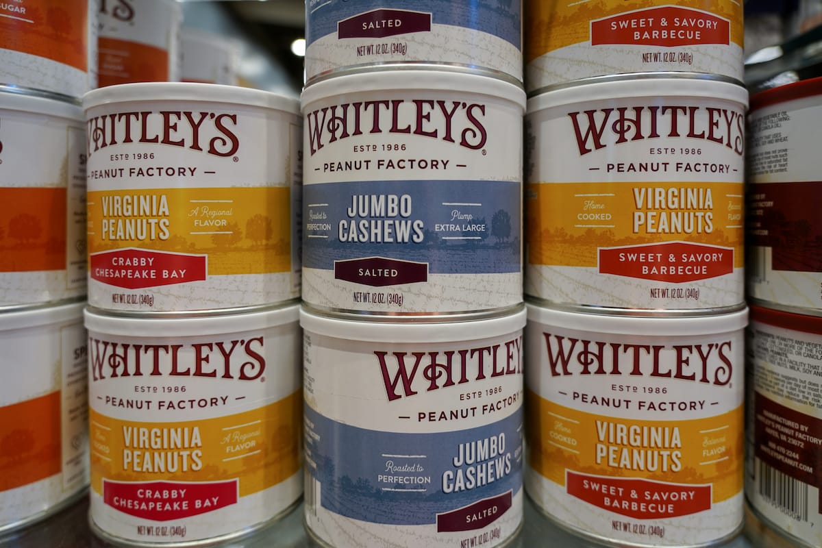 Whitley's Peanut Factory's deliciousness