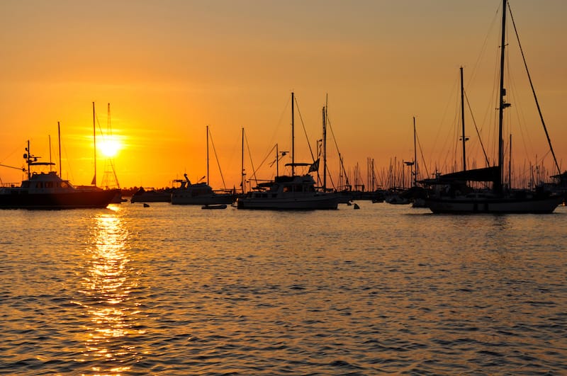 Golden hour on the Chesapeake Bay