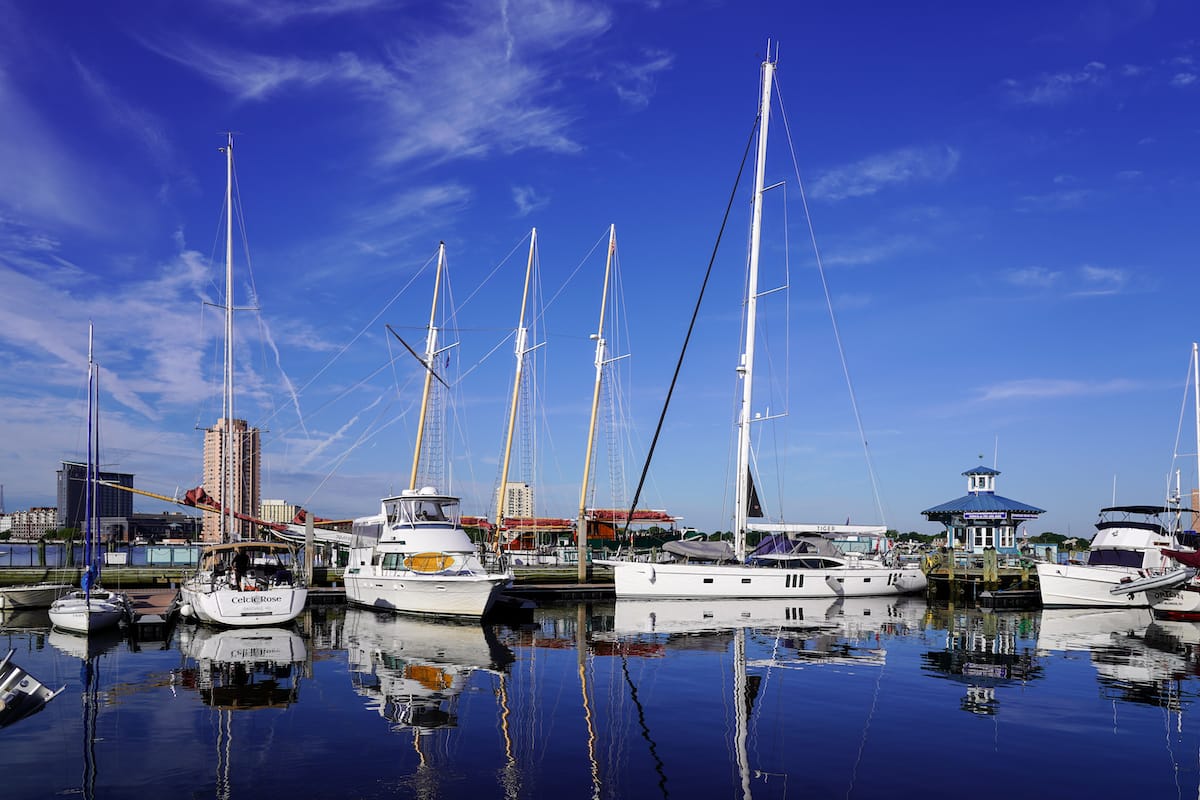 Waterside Marina in Norfolk