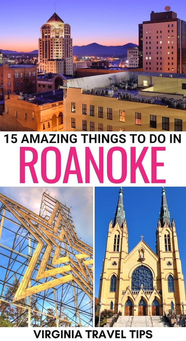 Are you looking for the best things to do in Roanoke VA? This guide shows you the top Roanoke attractions and landmarks, including where to stay (and more)! | Roanoke things to do | What to do in Roanoke | Visit Roanoke Virginia | Trip to Roanoke | Places to visit in Roanoke | Roanoke attractions | Roanoke museums | Roanoke itinerary | Roanoke restaurants | Roanoke landmarks | Roanoke sightseeing | Roanoke photography spots