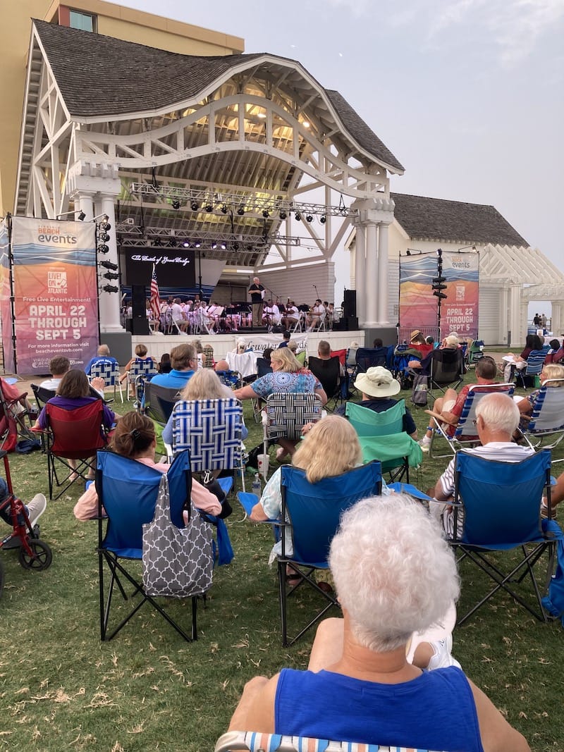 Virginia Beach Ocreanfront - Tidewater Winds Concert