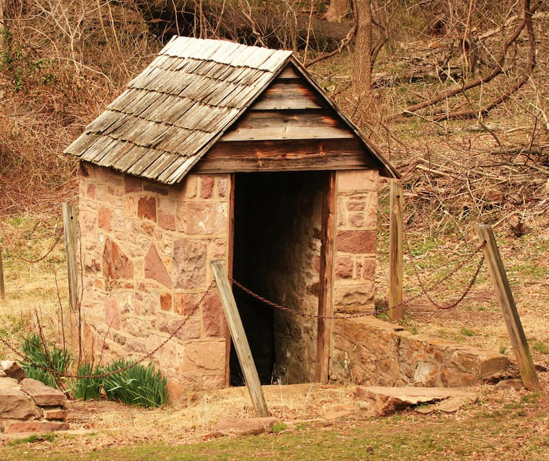 Small Dairy Spring House at the Ellanor C Lawrence Park