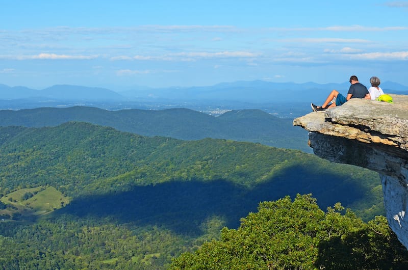 McAfee Knob near Roanoke