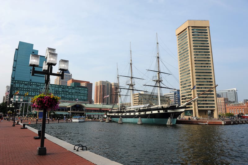 Baltimore Inner Harbor Historic Ships
