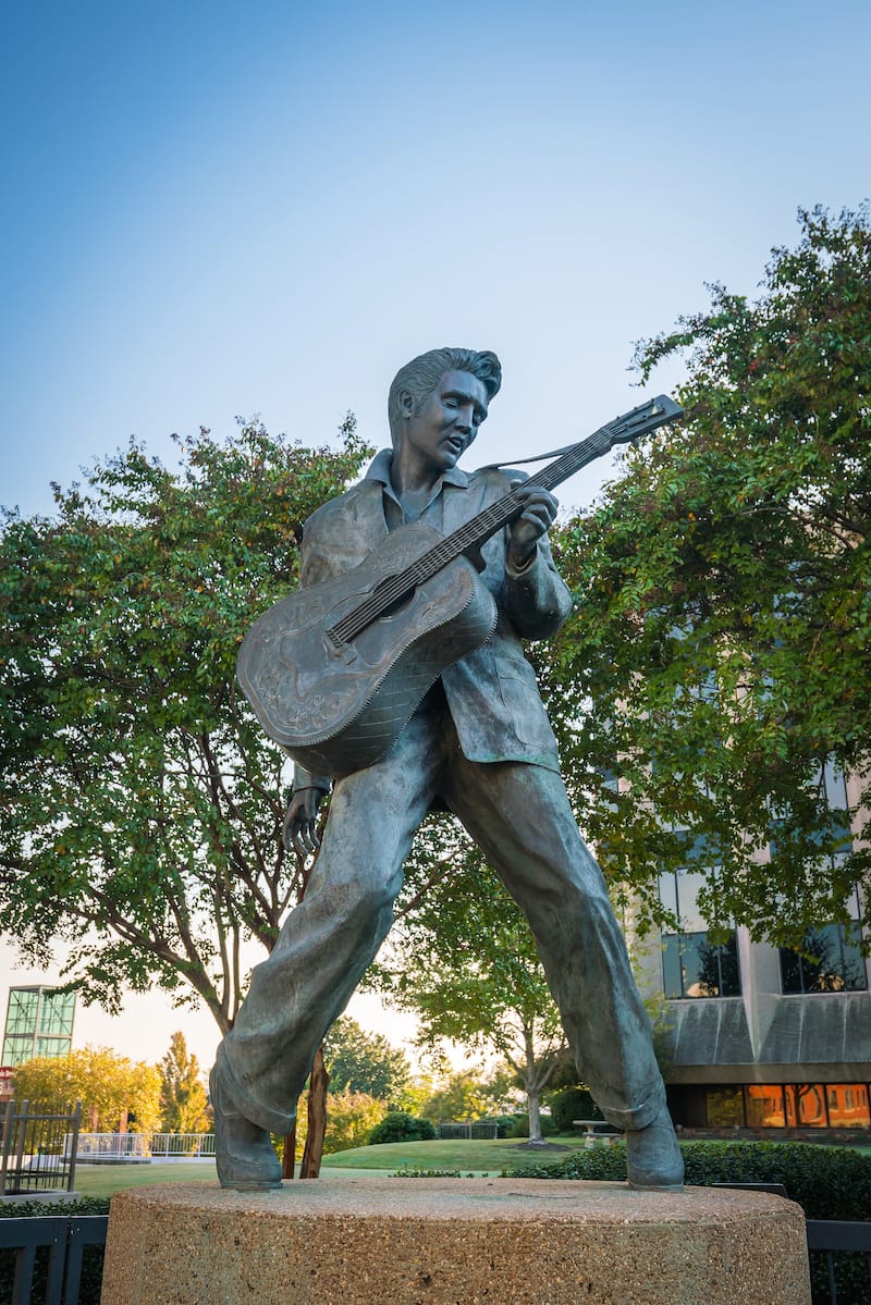 Elvis statue in Memphis - f11photo - Shutterstock