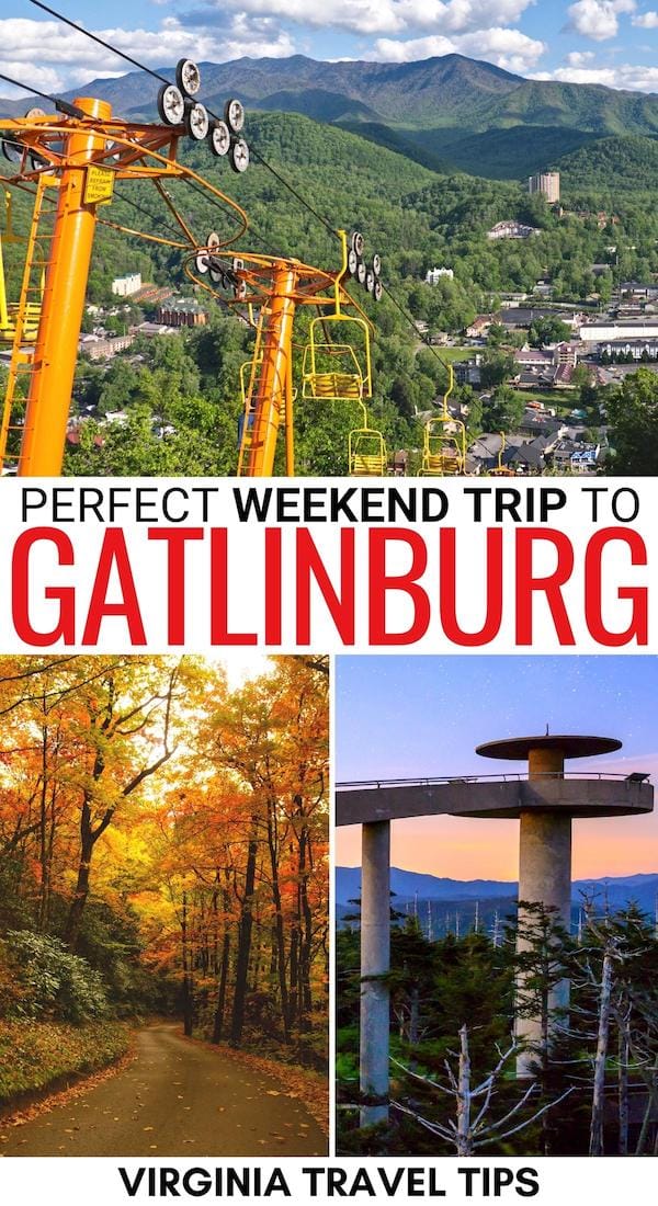 Looking for the ultimate Gatlinburg weekend getaway this year? This 2 days in Gatlinburg itinerary has you covered - open for attractions, food, and more! | Things to do in Gatlinburg | Visit Gatlinburg | Gatlinburg weekend trip | Weekend in Gatlinburg | What to do in Gatlinburg | What to do in Pigeon Forge | Pigeon Forge itinerary | Great Smoky Mountains itinerary | Weekend in the Great Smoky Mountains | Gatlinburg restaurants | Gatlinburg museums | Gatlinburg for kids | Gatlinburg for families | Gatlinburg winter