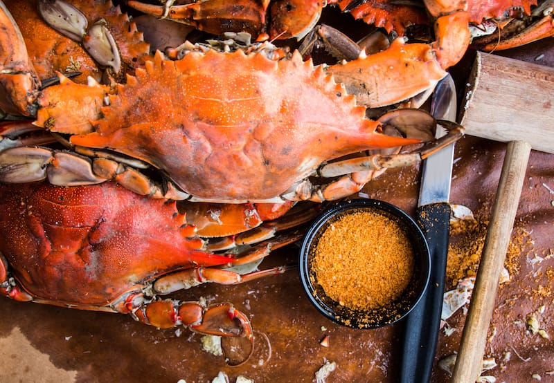 Delicious Maryland crabs