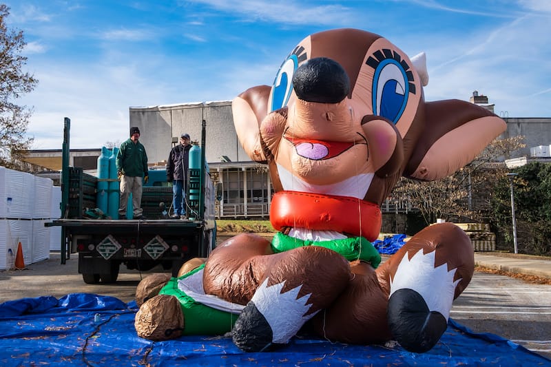 Getting ready for the Baltimore Christmas Parade - Kai Toppa - Shutterstock