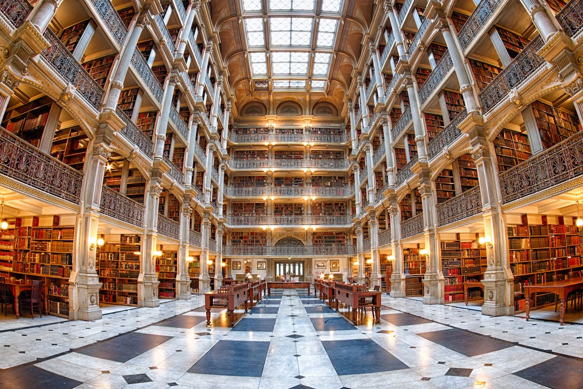 Peabody Library - Andrea Izzotti - Shutterstock