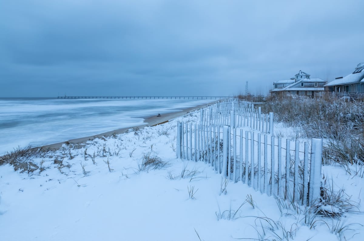 Snow in the Outer Banks